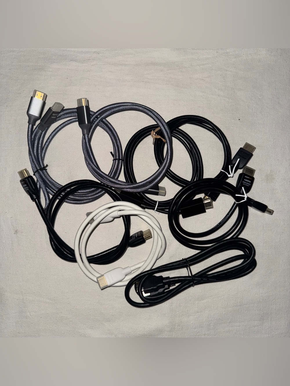 8 Piece Bundle - HDMI Cables (Amazon Basics) Assorted Lengths